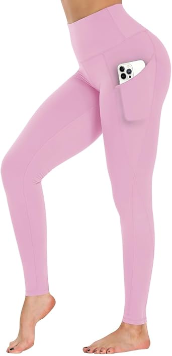 GAYHAY High Waist Yoga Pants with Pockets, Leggings for Women Tummy Control Compression Workout Leggings for Women