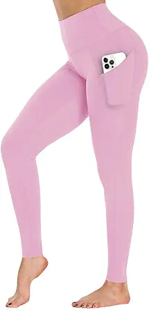 GAYHAY High Waist Yoga Pants with Pockets, Leggings for Women Tummy Control Compression Workout Leggings for Women