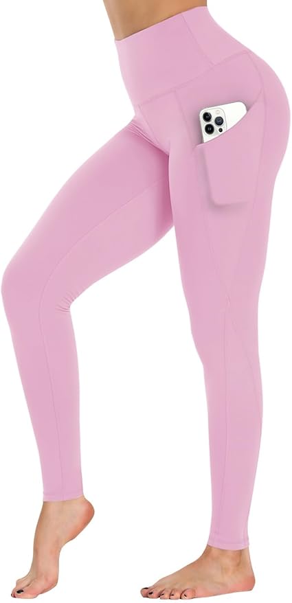 GAYHAY High Waist Yoga Pants with Pockets, Leggings for Women Tummy Control Compression Workout Leggings for Women