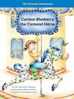 Hardcover Curious Blueberry the Carousel Horse (Wonder of Learning) Book