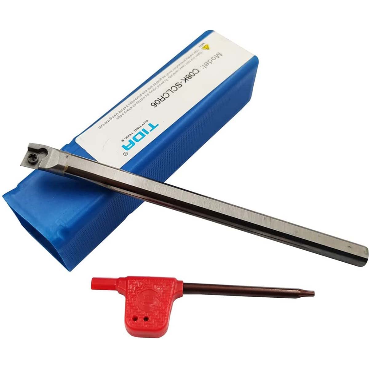1 pièce C08K-SCLCR06 CNC Tour en carbure de tungstène Support d'outil rotatif en acier au tungstène
