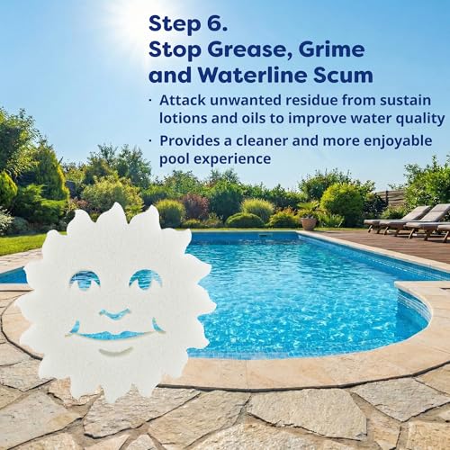 In The Swim Pool Deluxe Opening Chemical Start Up Kit - Above Ground and In-Ground Swimming Pools - Up to 15,000 White