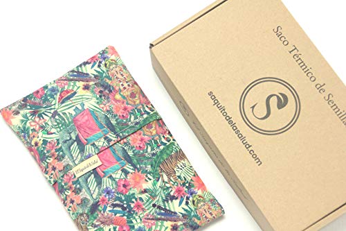 Saco Térmico de Semillas terapia calor seco para microondas (23 x 15 CM) (Aroma Azahar, India)