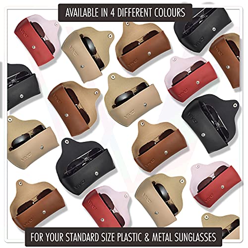Image of Unisex Specs Snap Button Eyewear Dabbi Artificial Leather Soft Case Cover