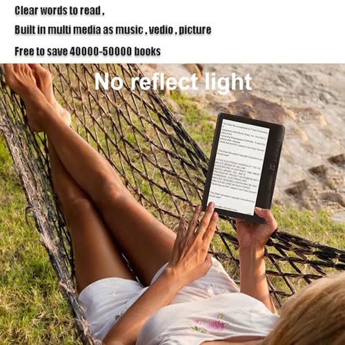 E Reader, 7-Inch Color Screen E-Book Reader, Built In Music, Video, Picture, Pdf Reader Tablet, Portatile Ebook Reader Impermeabile Ultra Clear Electronic Screen Per Bambini, Adulti & Anziani Lettura - 6
