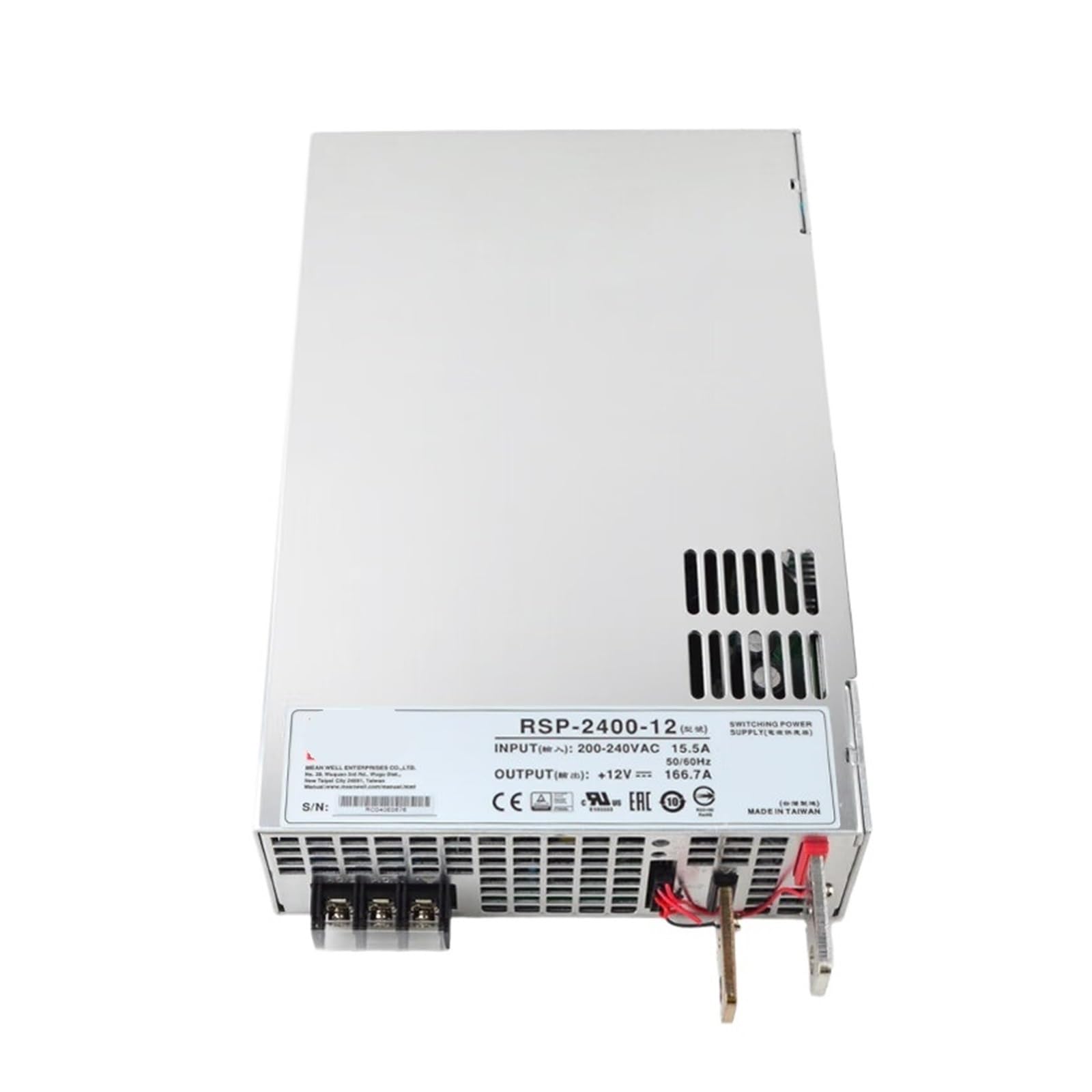 CLEUFWKO RSP-2400 Power Supply AC To DC 12V 24V 48V Single Output Switching Power Supply(24V)