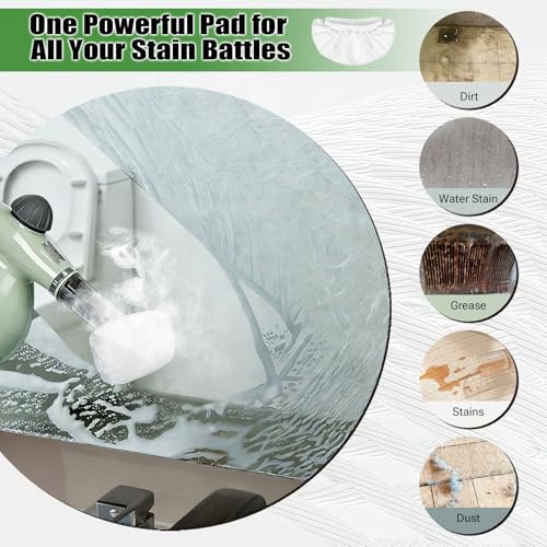 Image of Snowlily 16 Pack Reusable Microfiber Cloths for Handheld Steam Cleaner, Universal & Washable Steam Cleaner Pads, Compatible with Bissell Steam Shot, Wagner, McCulloch, PurSteam, Comforday and More