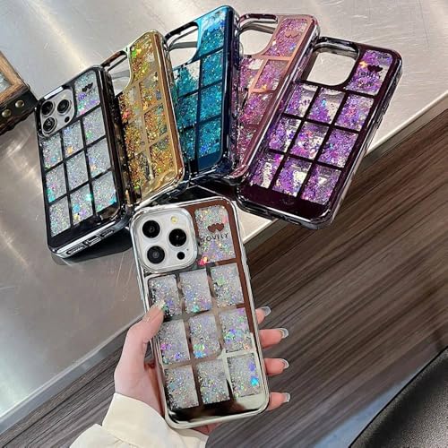 Coque antichoc pour iPhone 13 Pro protégeant des chutes avec style pailleté chic - 6