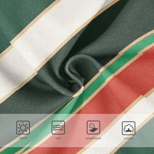 Festive Striped Christmas Girls' Hipster Triangle Panties Comfort Color for Toddler in Sizes 2T,3T, 4T, 5T, 6Y and 8Y3