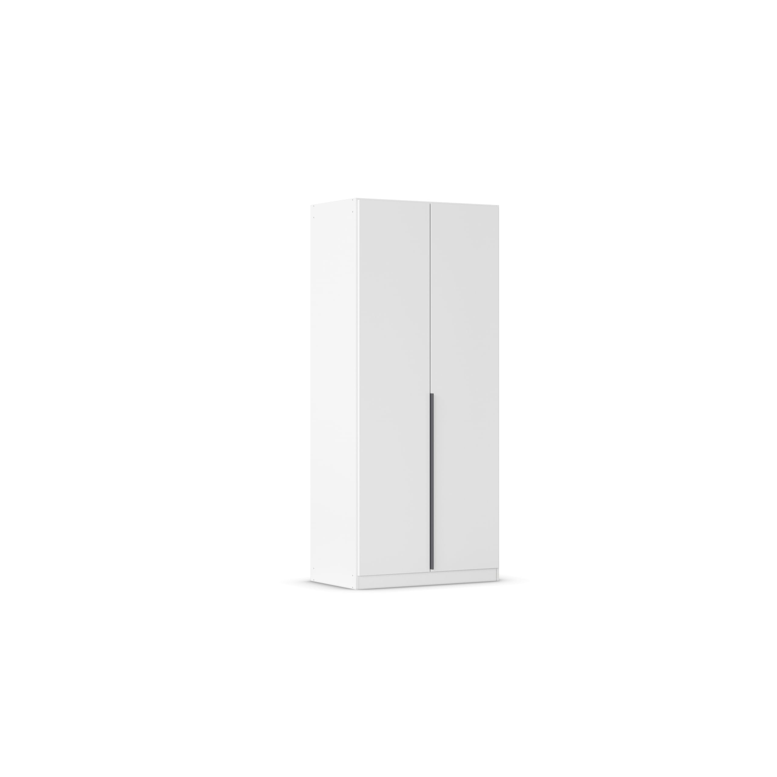 Rauch Möbel Alabama, Kleiderschrank, Farbe Weiß, Breite 91 cm | Schrank, 2-türig, Zubehör Basic, für Schlafzimmer, Kinderzimmer, Homeoffice, Gästezimmer, Garderobe, Flur
