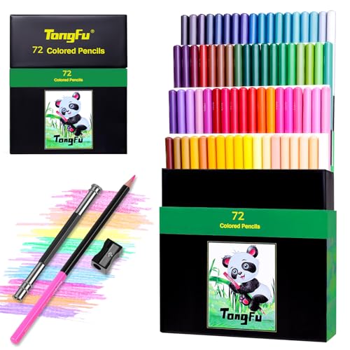 Pack de 72 Lápices de Colores Profesionales para Artistas