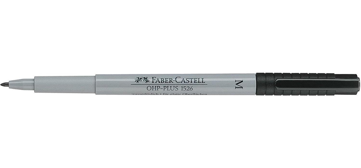 Faber-Castell Marker Non-Permanent Medium Line Width Black Pack 10 -
