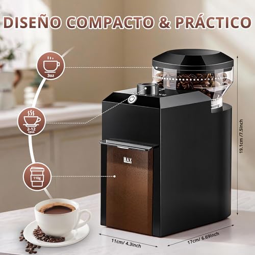 Opiniones de Molinillos de café eléctricos con conos - solo los mejores. 14 Imagen adicional