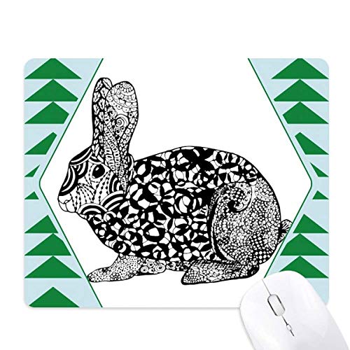Tapis de souris lapin antidérapant pour éviter les glissements sur le bureau en bois