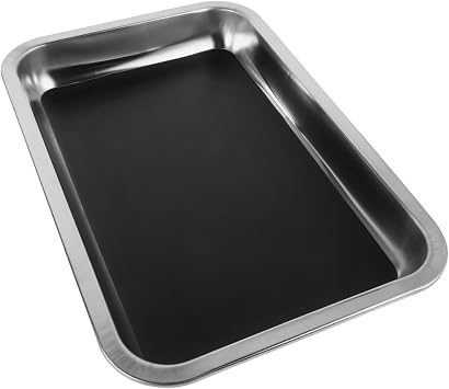 Stainless Steel Dissection Tray Biology Instrument for Education and Research Easy to Clean Dissecting Plate for Laboratory Students and Science Experiments