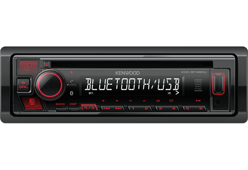 Kenwood KDC-BT460U récepteur multimédia de Voiture Noir 200 W Bluetooth