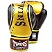 Twins special Black & Gold Classic Boxing Gloves 14oz