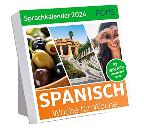 Calendario 2024 de idioma español Pons - Aprende español semana a semana, calendario semanal