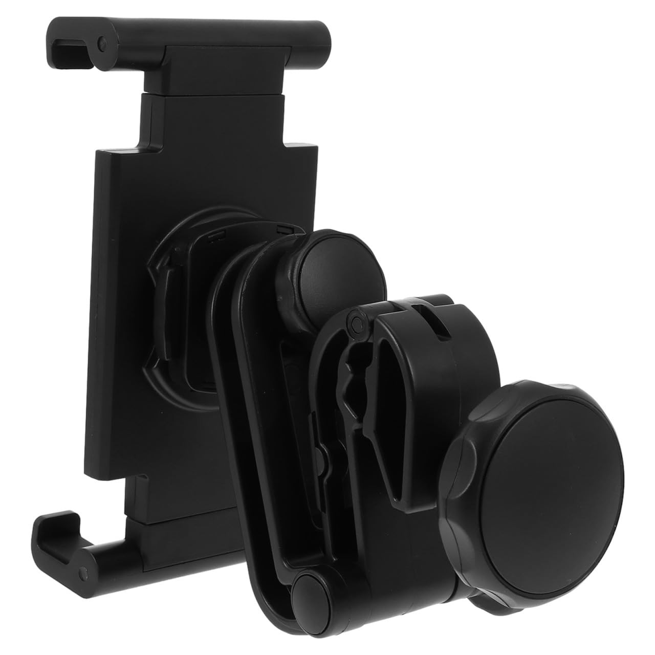 Support D'appui-tête pour Tablette de Voiture Noir Abs Silicone