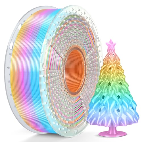 SUNLU Silk Rainbow PLA Filament 1.75mm 330m 1kg