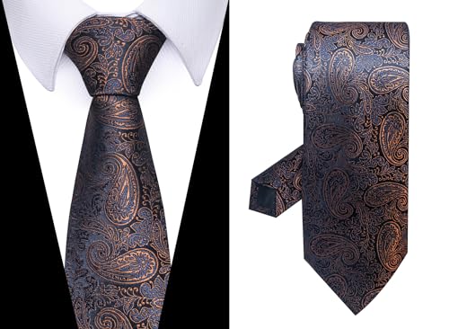 Image of Passabin Tie For Men Necktie Woven Jacquard Neck Ties Set 6 PCS