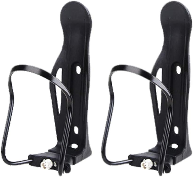 Icecode Bicycle Water Bottle Cage, 2 PCS Bike Water Bottle Frame Holder Adjustable Size Aluminum Shelf