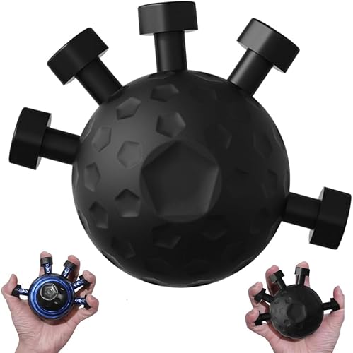 WEZOSHINET Hand Grip Strengthener,Ultimate Finger Exerciser Strength Trainer Exercise Ball Hand Strengthener Hand Balls Workout Equipment for Men & Women (Finger Exerciser)