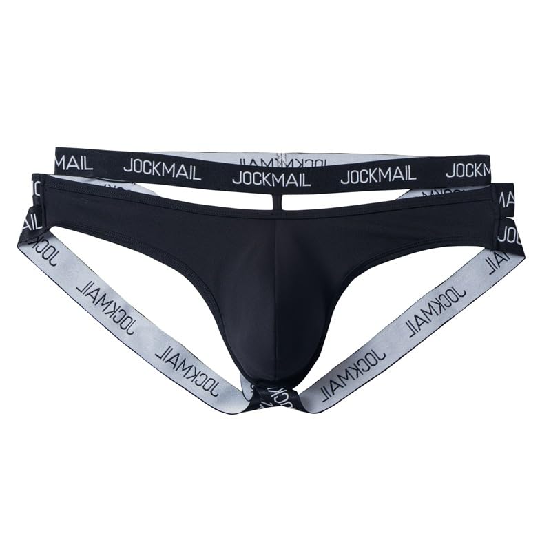 JOCKMAIL Mens Low Waist Jockstrap Underwear Sexy Mesh Athletic Supporter Men Sports Underwear 5