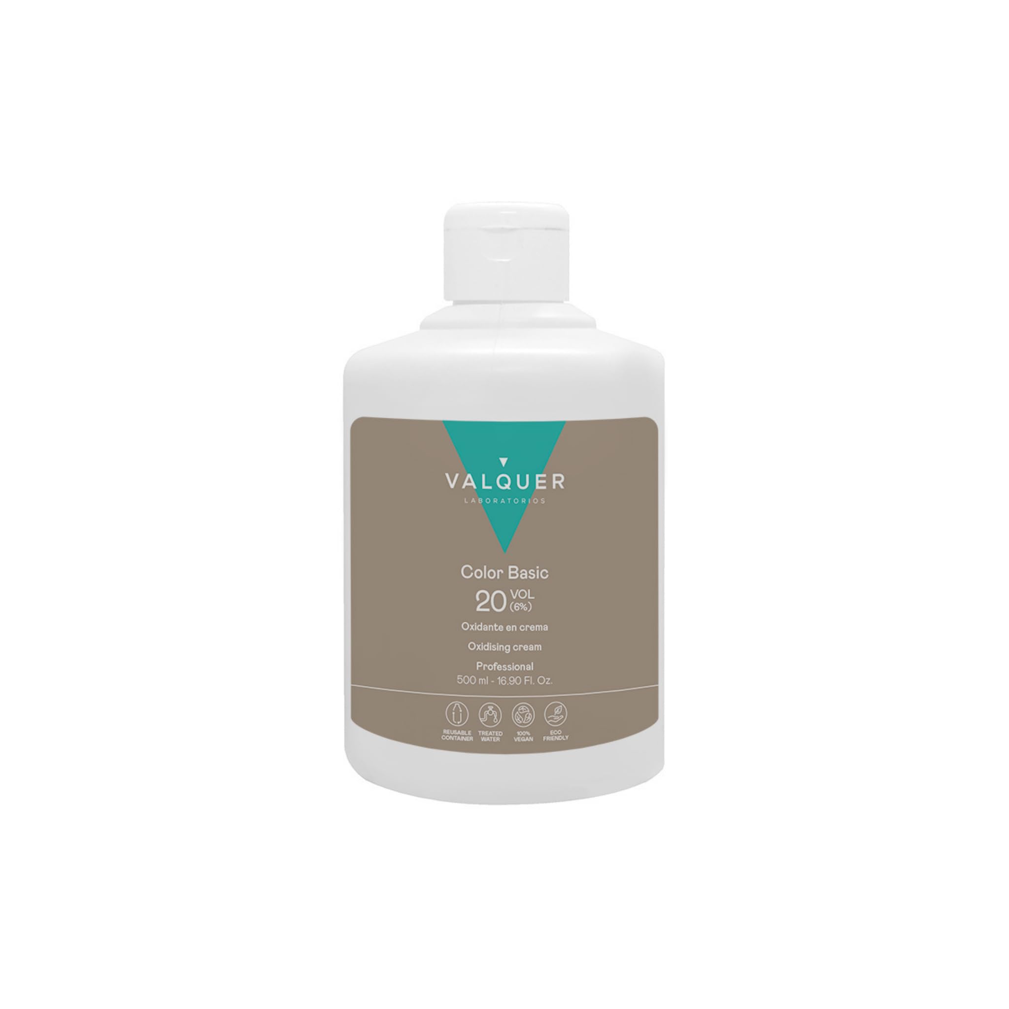 VALQUER Emulsione Ossidante Stabilizzata 10 Volumi 3% | Per Colorazione e Decolorazione Permanente dei Capelli | Vegana con Ingredienti di Origine Naturale | Uso Professionale | 500 ml