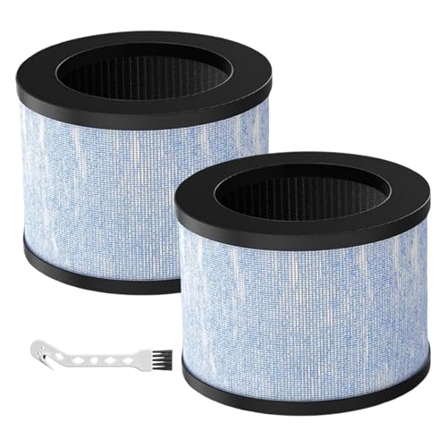 DH-JH01 - Filtro de substituição compatível com CONOPU DH-JH01 e DH-JH06 purificador de ar 3 em 1 H13 de substituição com filtro de carvão ativo e pré-filtro, 2 unidades