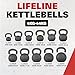Lifeline Strength Training Kettlebell Weight for Home Gym, 24Kg Kettlebell