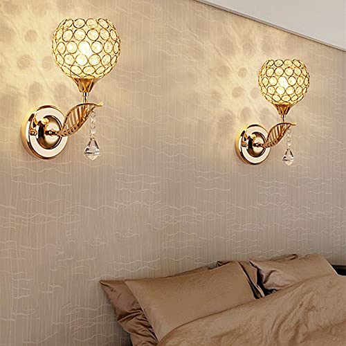 Lámpara de pared E27 de cristal moderno para pasillo y balcón de 220V 5