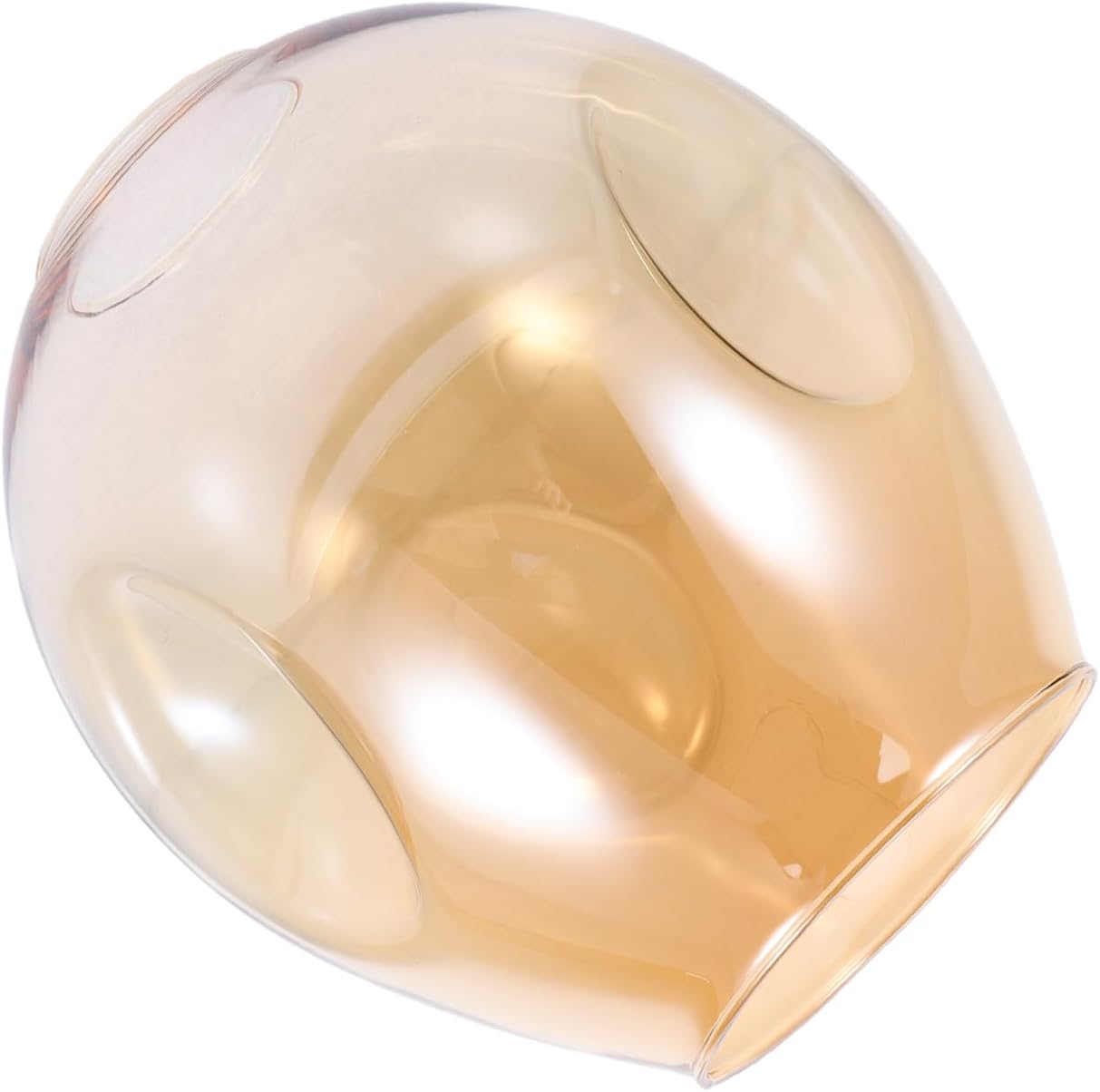 DOITOOL Glass Lamp Shade Replacement 6.29X5.11X5.11In Decorative Globe Ceiling Light Cover for Pendant Lamp Softens Light for Living Room Bedroom Hallway