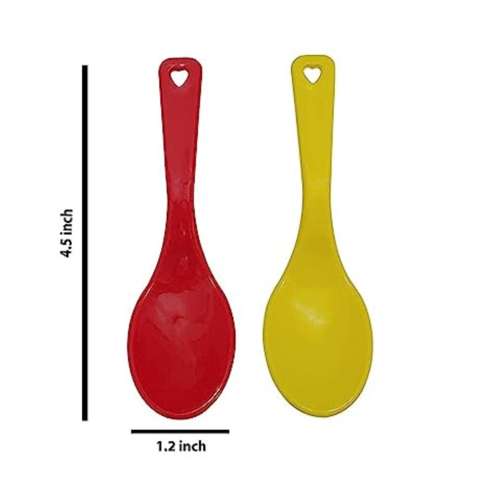 SBA PRIME Plastic Masala Spoon Set for Home Kitchen - 11cm Length - Small Measuring Spoons for Spices - Pack of 12 Pcs (Multicolor) 4