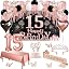 15th Rose Gold Black