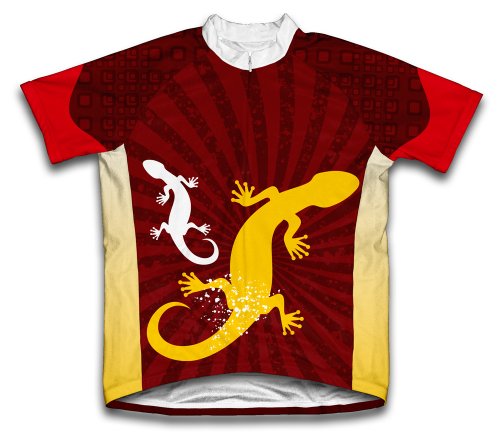 Red Lizard Desert Short Sleeve Cycling Jersey for Women - Size 2XL