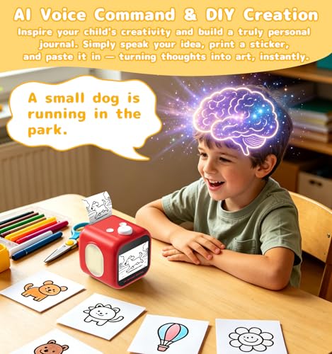 Save 50% on Gtonster AI Voice Sticker Printer for Kids - Image 3