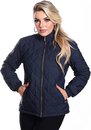 Jaqueta Matelasse Casaco Blusa Feminina | Amazon.com.br