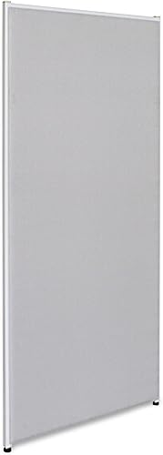 Lorell Panel de tela, 72 x 30 pulgadas, gris