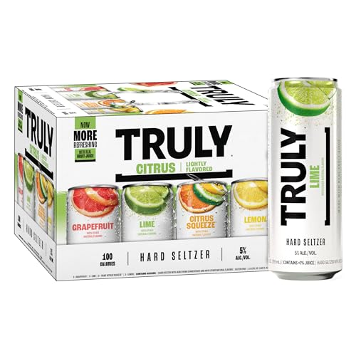 Truly Citrus Variety, 12 Pk, 12 Fl Oz Cans, 5% Abv