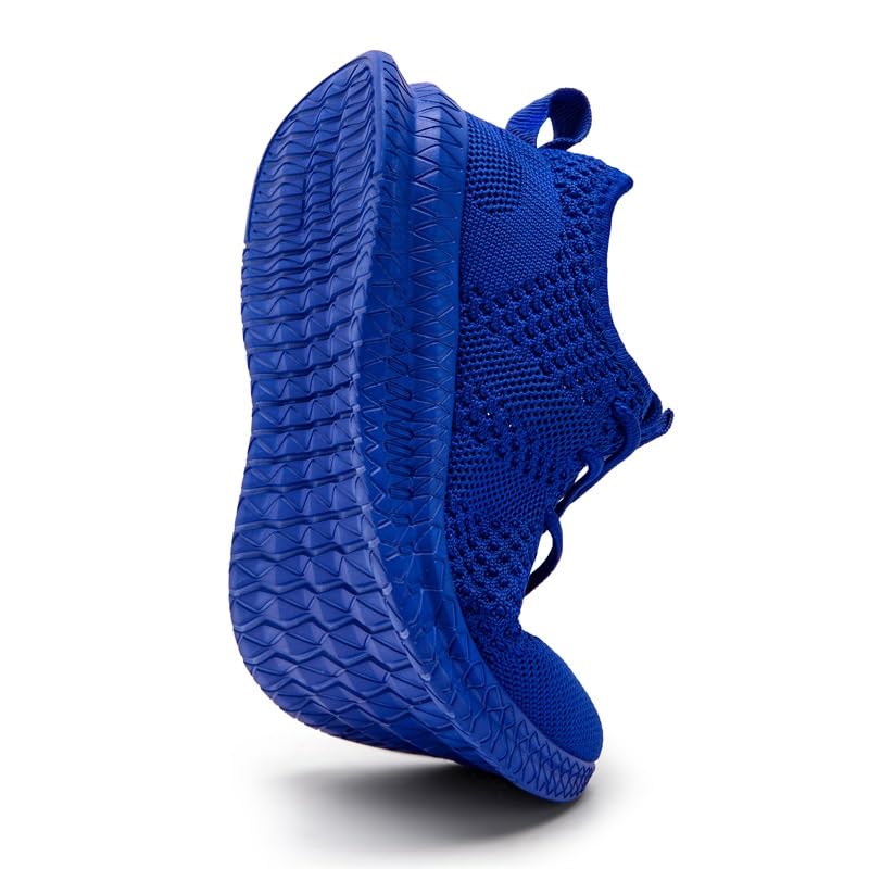 Image of DLWKIPV Mens Slip On Shoes Tennis Walking Gym Athletic Running Fashion Sneakers Workout Footwear Casual Sport Outdoors Breathable Knitted Mesh Lightweight