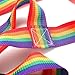 Climbing Cargo Net - Outdoor Play Toys Portable Rainbow Climbing Rope Net, Webbing Ladder Heavy Duty Obstacle 57 x 72.8 Inch | Cargo Fitness p