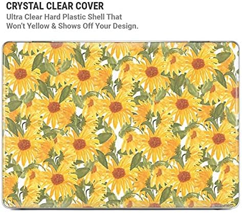 Skinit Case + Skin Compatible with MacBook Air 13in (2020) - Bouffants and Broken Hearts Sunflowers Design