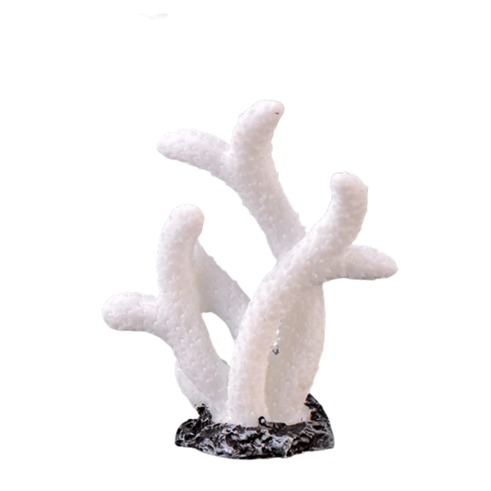 Decoración de coral artificial para acuario, decoración de pecera de resina, adornos de acuario de paisaje acuático y plantas de coral para decoración de peceras