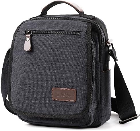 XINCADA Mens Bag Messenger Bag Canvas Shoulder Bags Travel Bag Man Purse Crossbody Bags for Work Business
