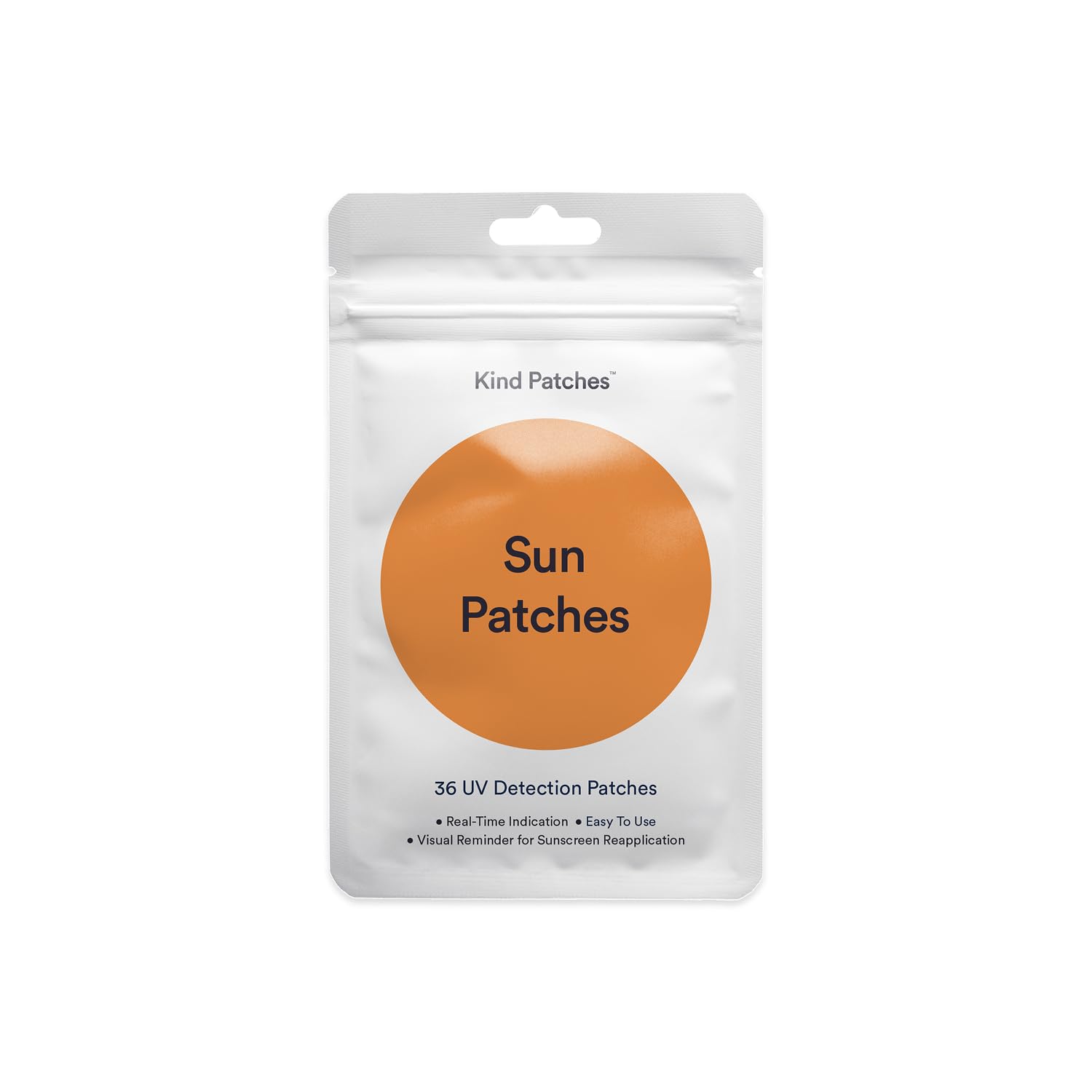 Kind Patches Sun Patches | 36 UV Detection Sunscreen Reminder Stickers