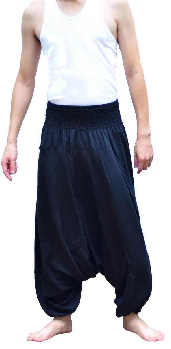 Mens Baggy Yoga Hippie Boho Aladdin Alibaba Harem Pants