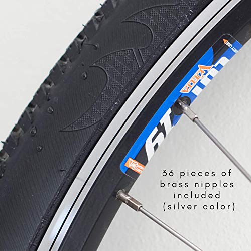 image for Vincita 36 Pieces 14G J Bend Bicycle Stainless Steel Spokes 254mm - 29
