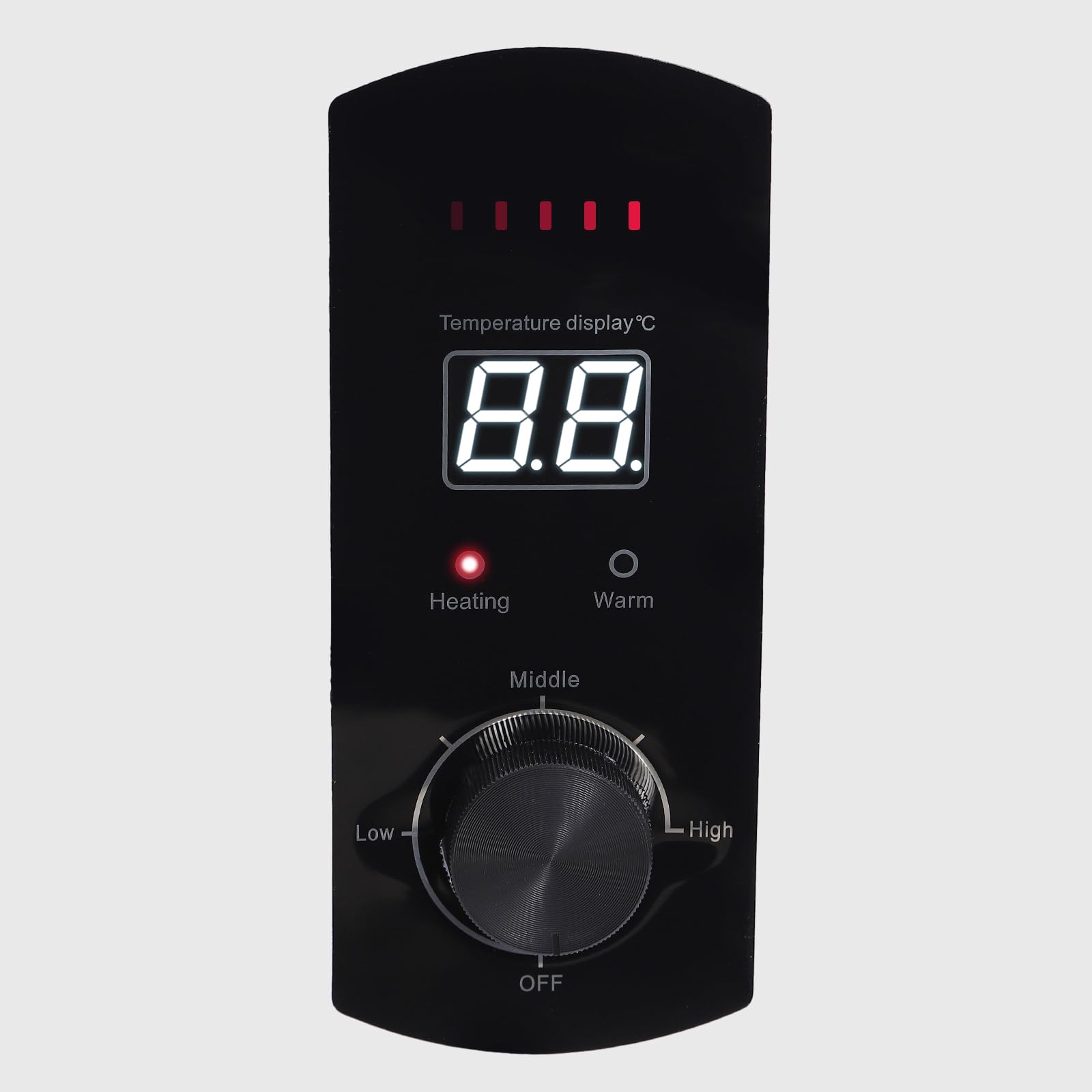 Scaldacqua elettrico verticale con display digitale (80l), grande scaldabagno elettrico con installazione sanitaria, doccetta e rubinetto, abbondante acqua calda