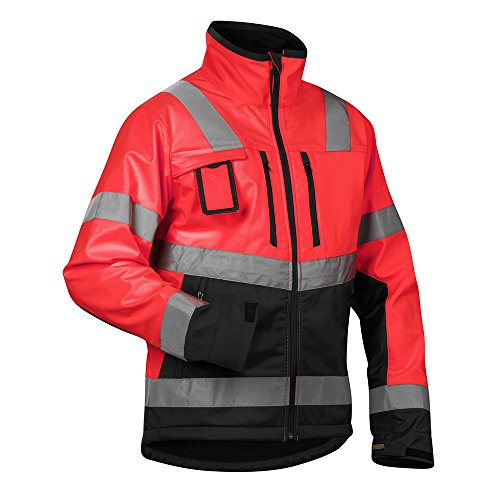 blåkläder Workwear LeiKaTex  Chaqueta 4900, unisex, color rojo y negro, tamaño L